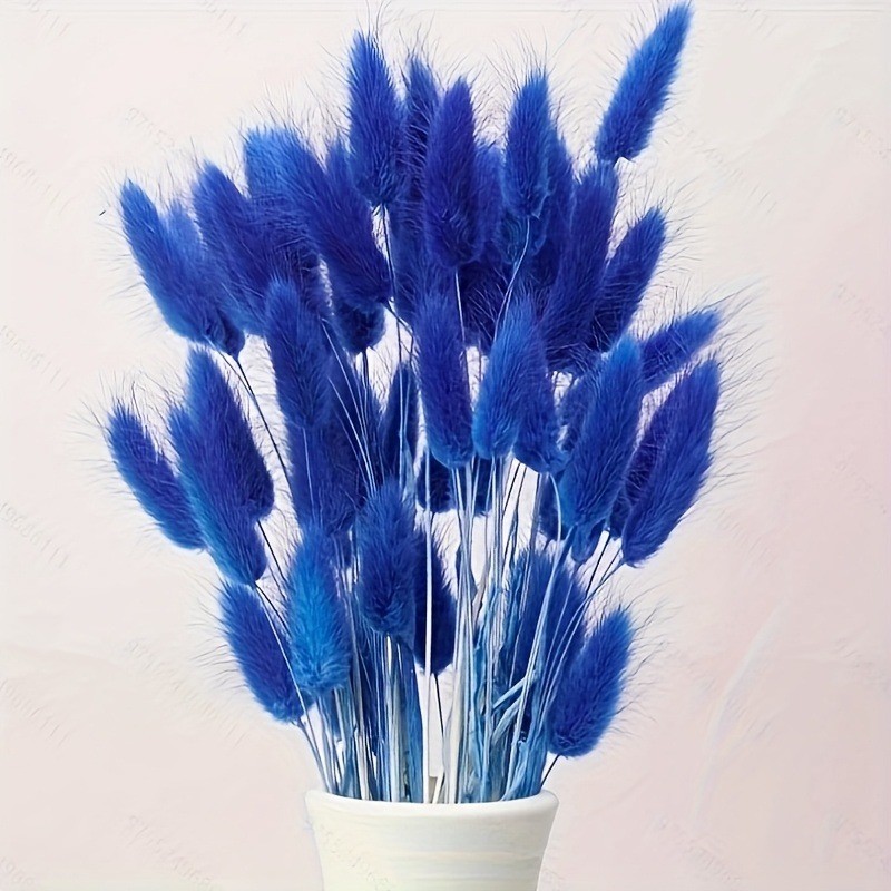 Dried Flower Bunch - Imitierte Kaninchenschwanzgräser Getrocknete Blumensträuße Heim-Blumenarrangement Lagurus-Bündel