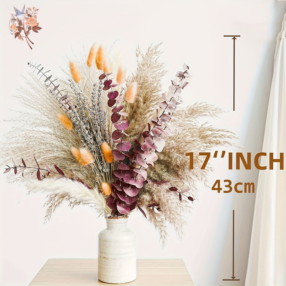 75 Stück getrockneter Pampas-E – Dried Flower Bunch Bewertung und Preis