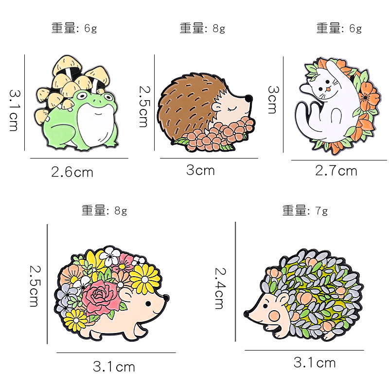 Kreative Pflanzen Blumen Tiere – Flower Frog Pin Bewertung und Preis