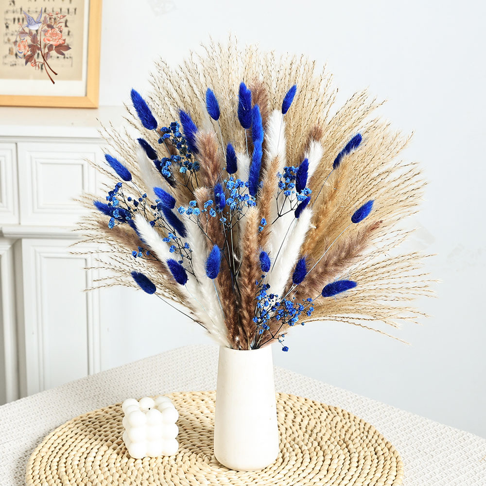Blauer, flauschiger Kaninchens – Dried Flower Bunch Bewertung und Preis