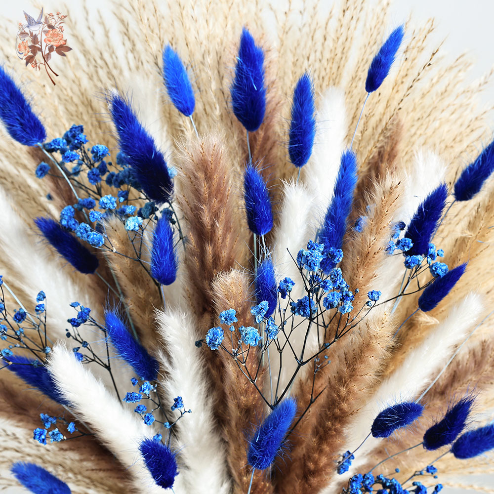 Blauer, flauschiger Kaninchens – Dried Flower Bunch Bewertung und Preis