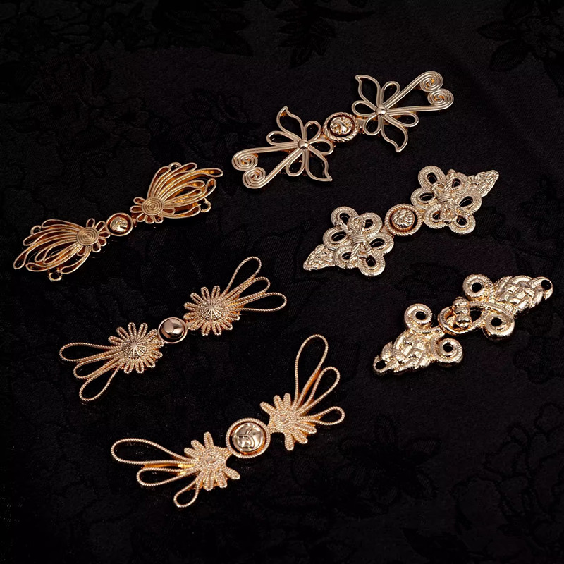 5 stücke Retro Metall Knopf Pu – Flower Frog Pin Bewertung und Preis