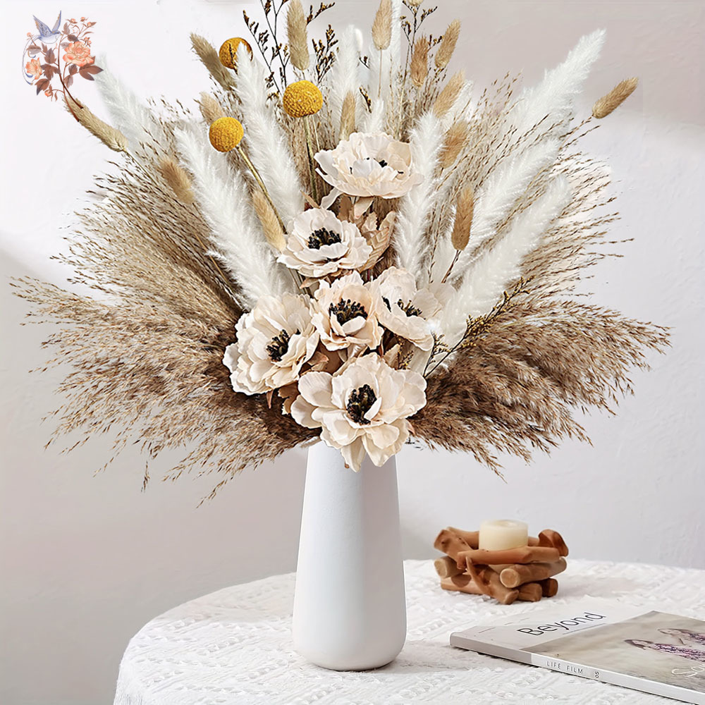 55 Stück künstlicher Blumenstr – Dried Flower Bunch Bewertung und Preis