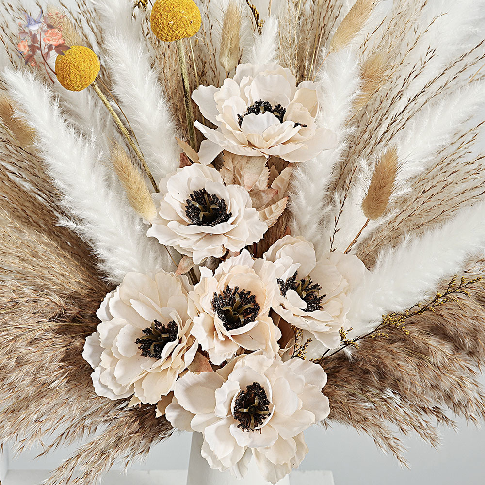 55 Stück künstlicher Blumenstr – Dried Flower Bunch Bewertung und Preis