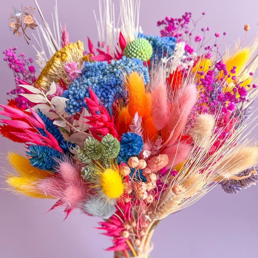 Bunte getrocknete Blumen, Hoch – Dried Flower Bunch Bewertung und Preis