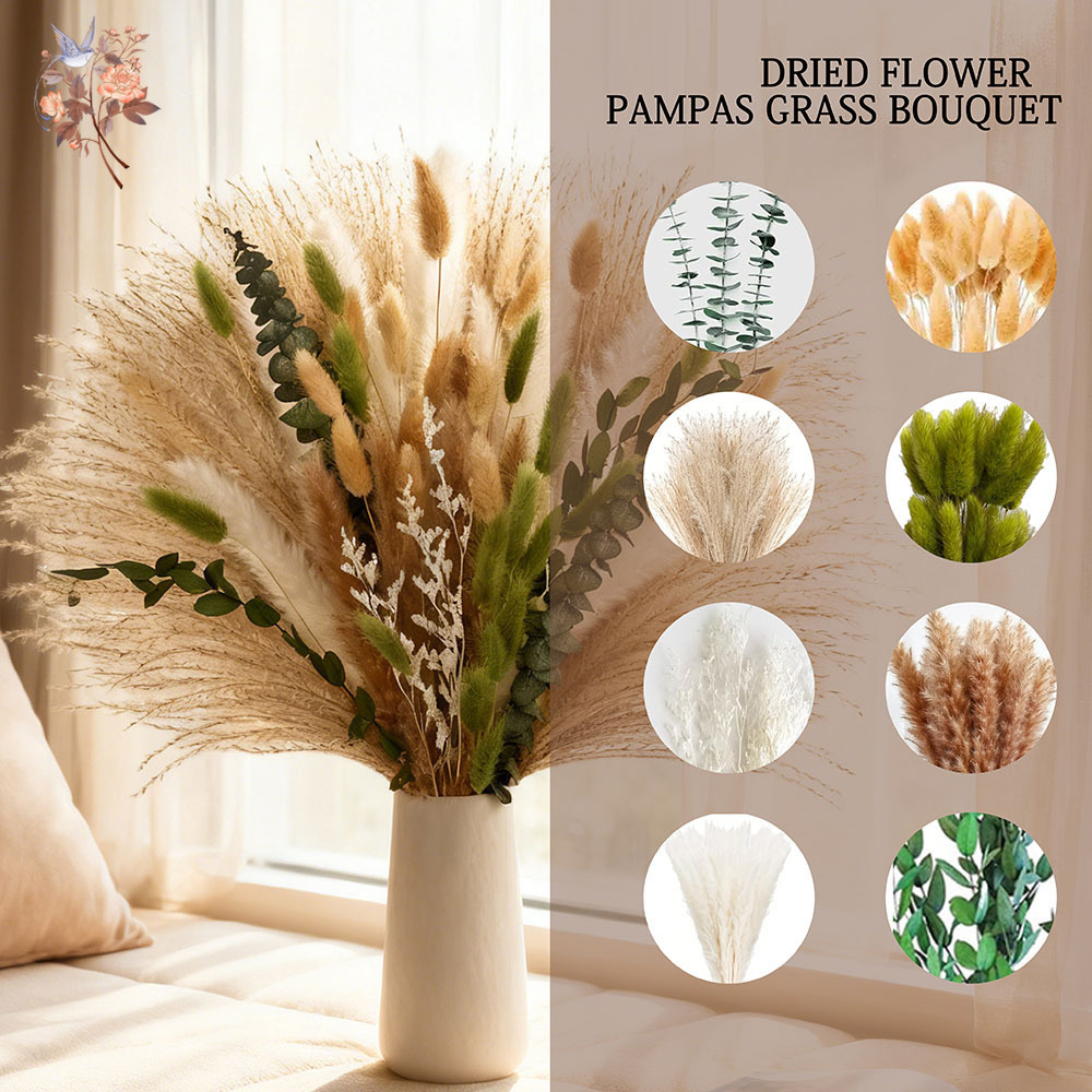 85PCS Natürliche Getrocknete B – Dried Flower Bunch Bewertung und Preis