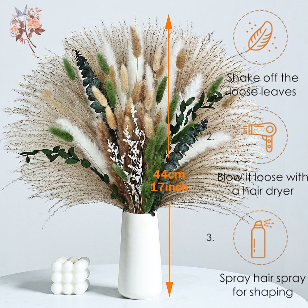 85PCS Natürliche Getrocknete B – Dried Flower Bunch Bewertung und Preis