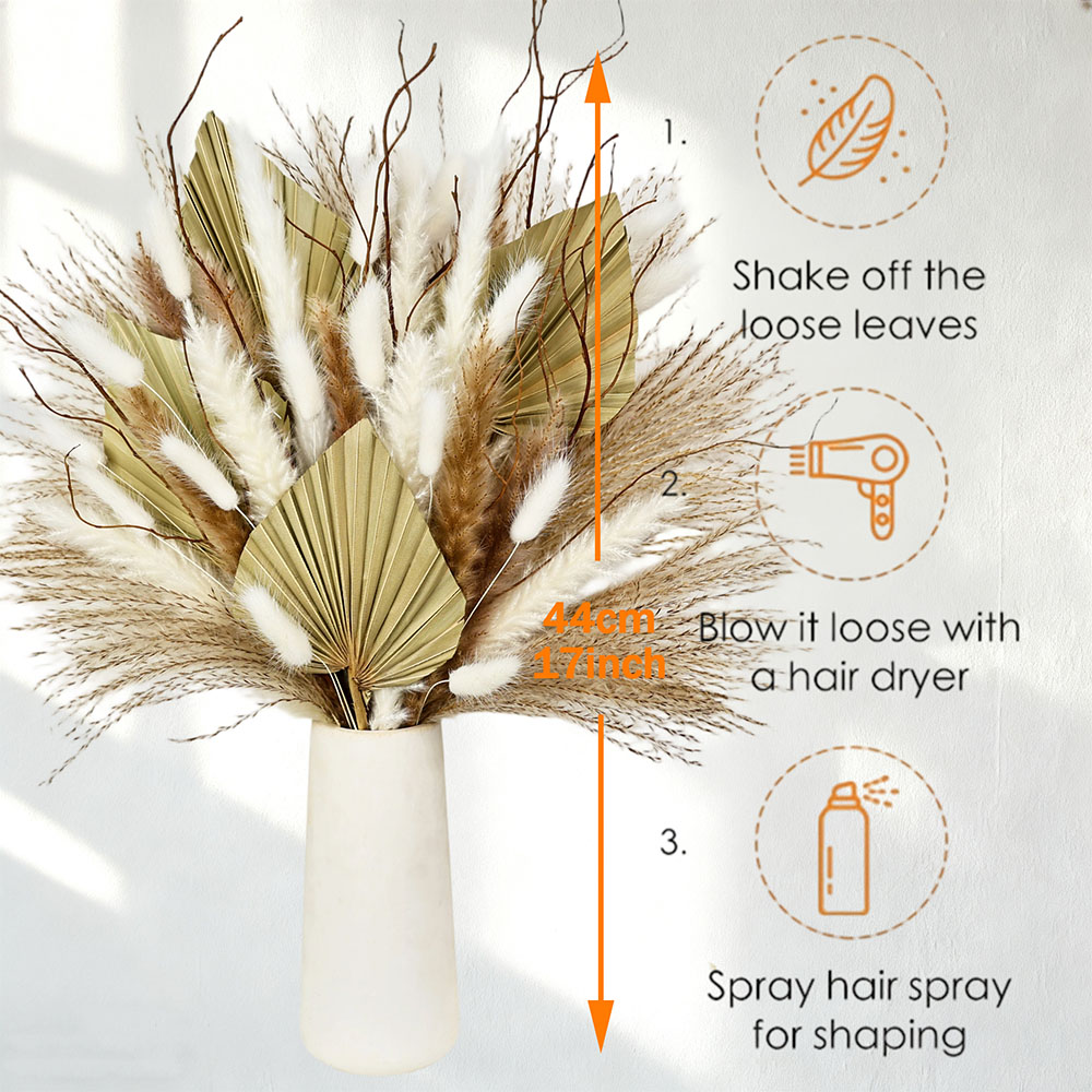 Natürliche getrocknete Palmblä – Dried Flower Bunch Bewertung und Preis